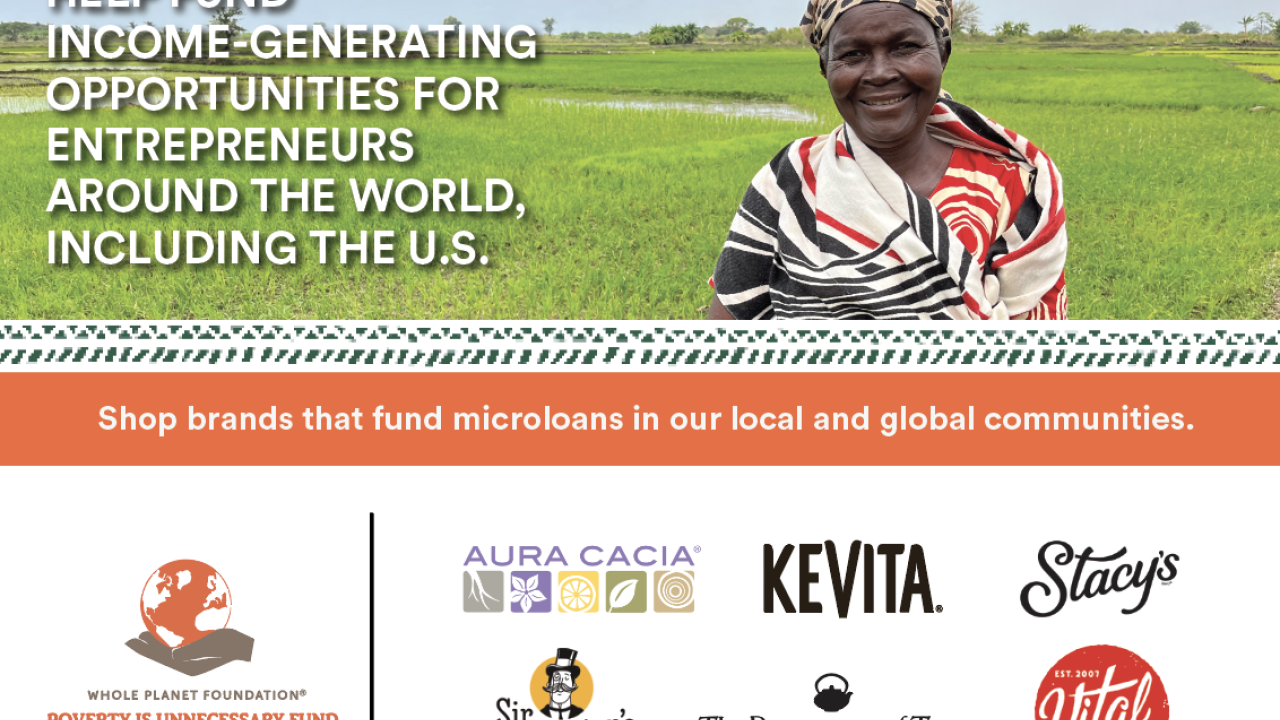 "Help Fund Income Generating Opportunities for Entrepreneurs Around the World, Including the U.S."