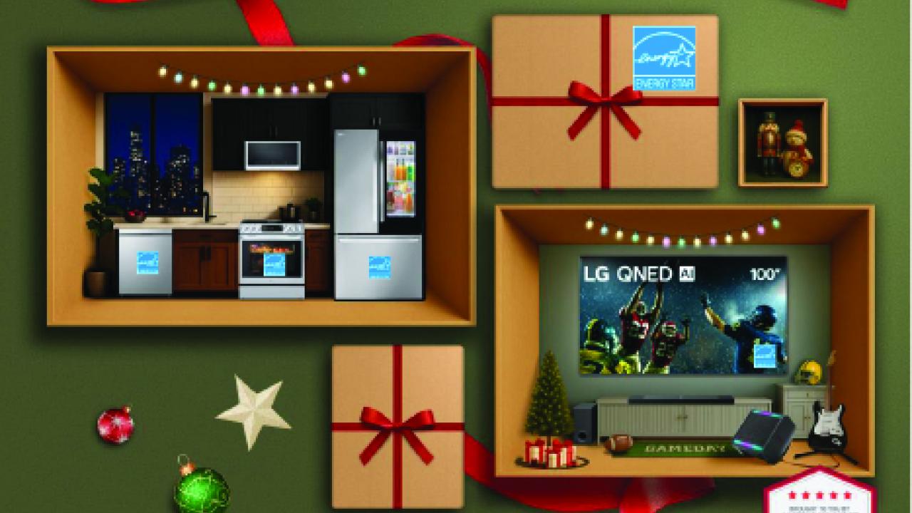 LG appliance poster