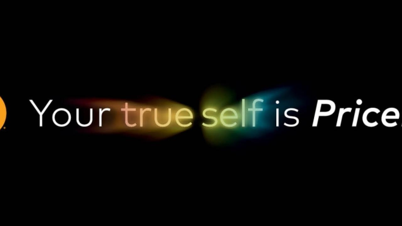 "Your true self is Priceless" with Mastercard logo
