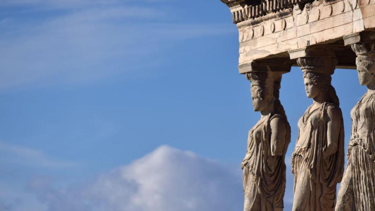 statues on a building