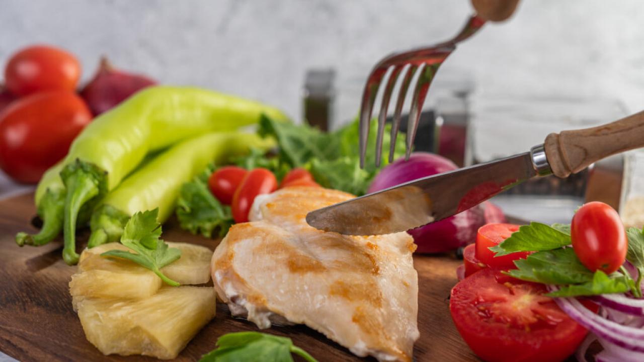 meat on a cutting board
