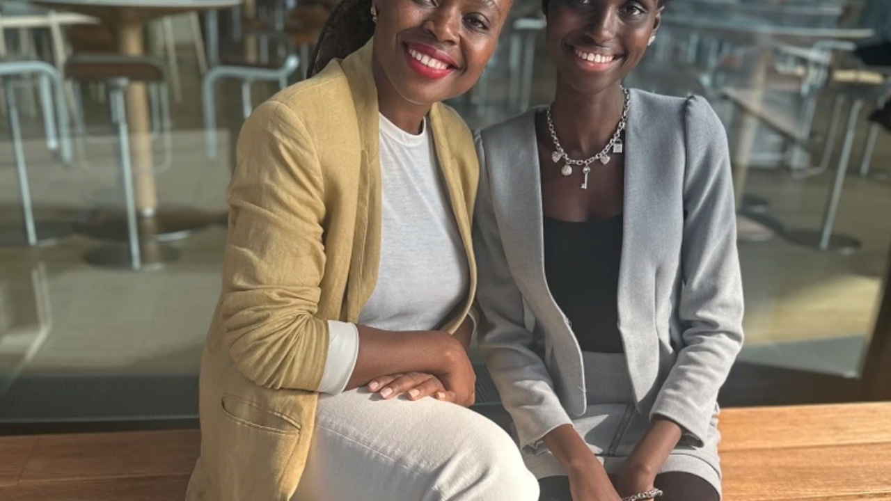 Emily Emiru and Annick Aboya