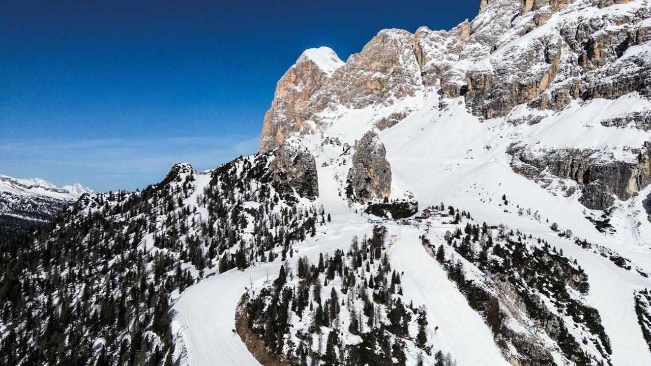 snowy mountains