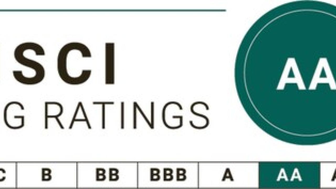 MSCI ESG ratings AA