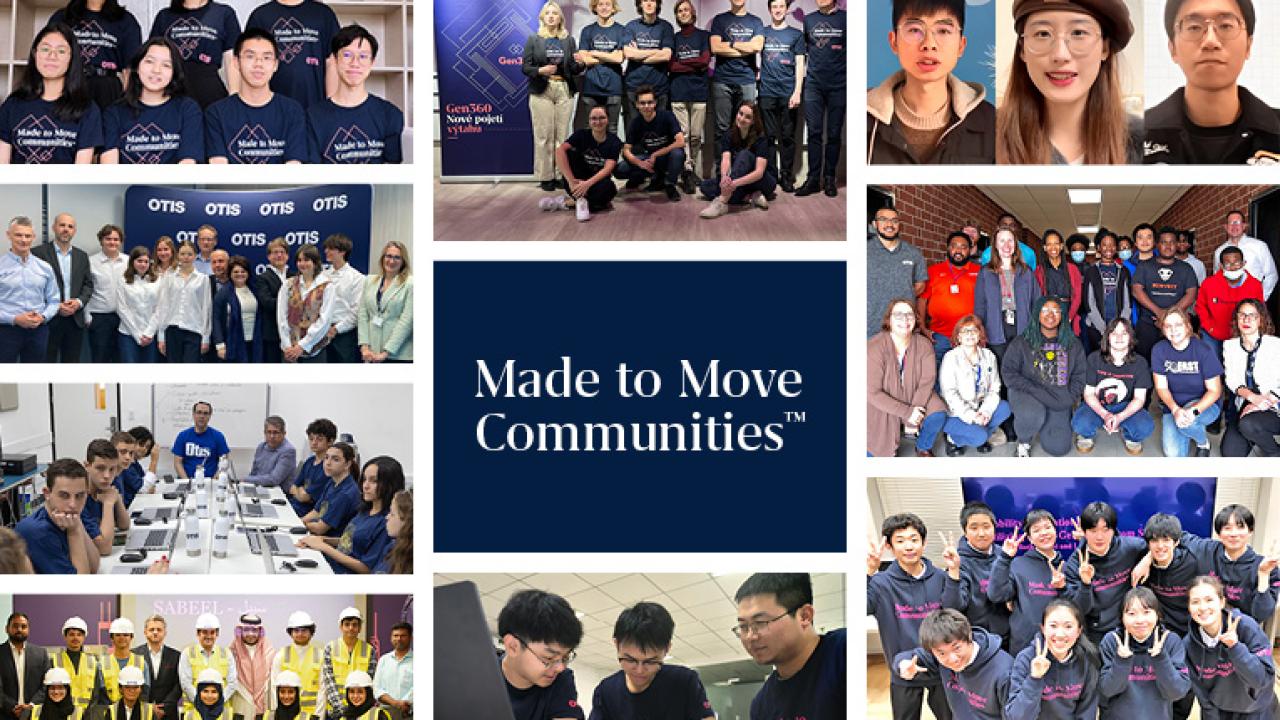 Photo collage of student winners