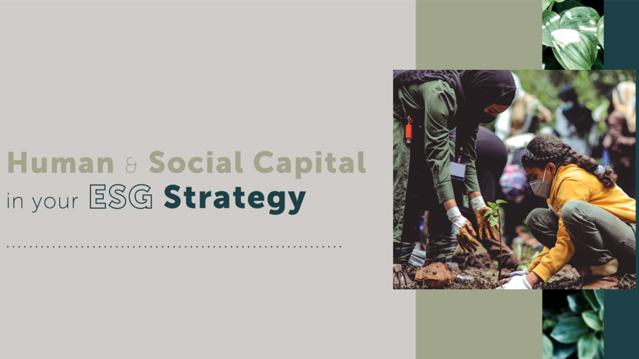 Human - Social Capital in your ESG Strategy