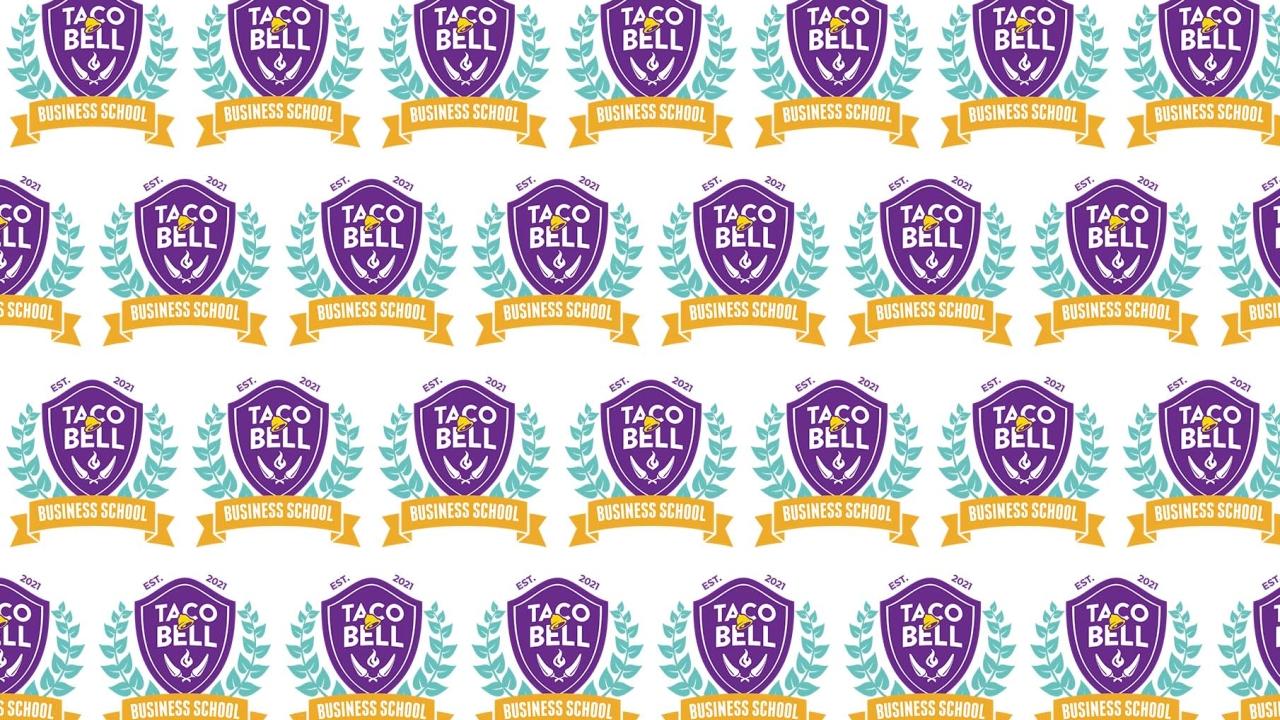 Taco Bell Business School logo