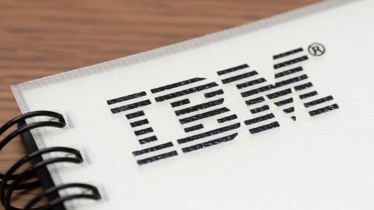 A notepad with IBM logo in the corner.