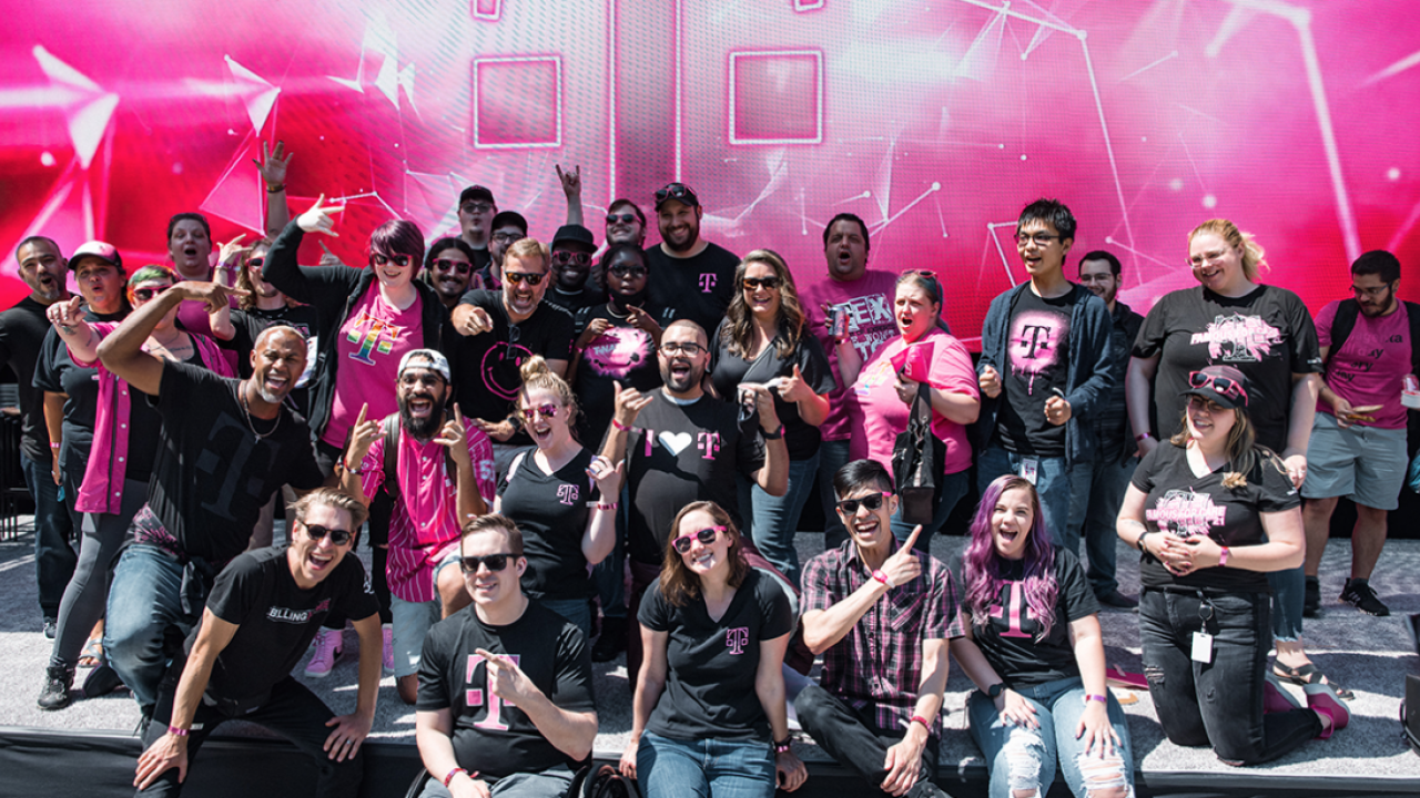 Group of T-Mobile employees