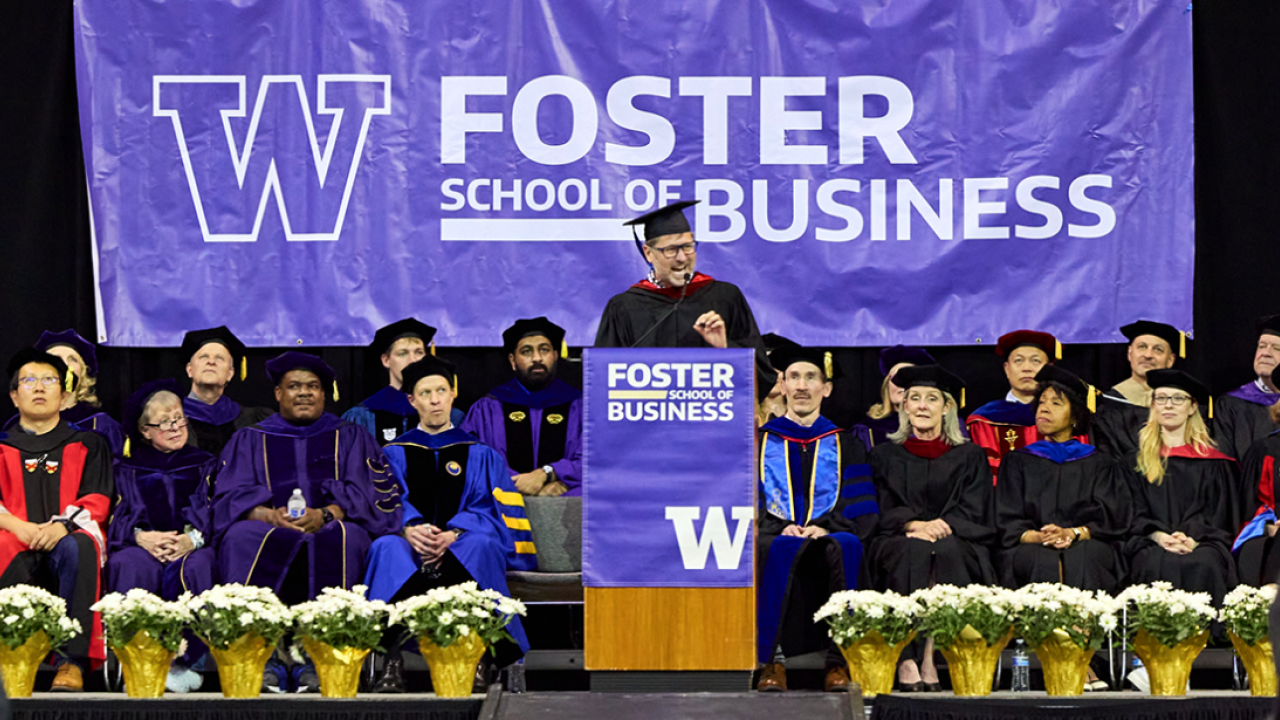 T-Mobile CEO Mike Sievert Delivers 2023 Commencement Address to University of Washington Foster School of Business Grads