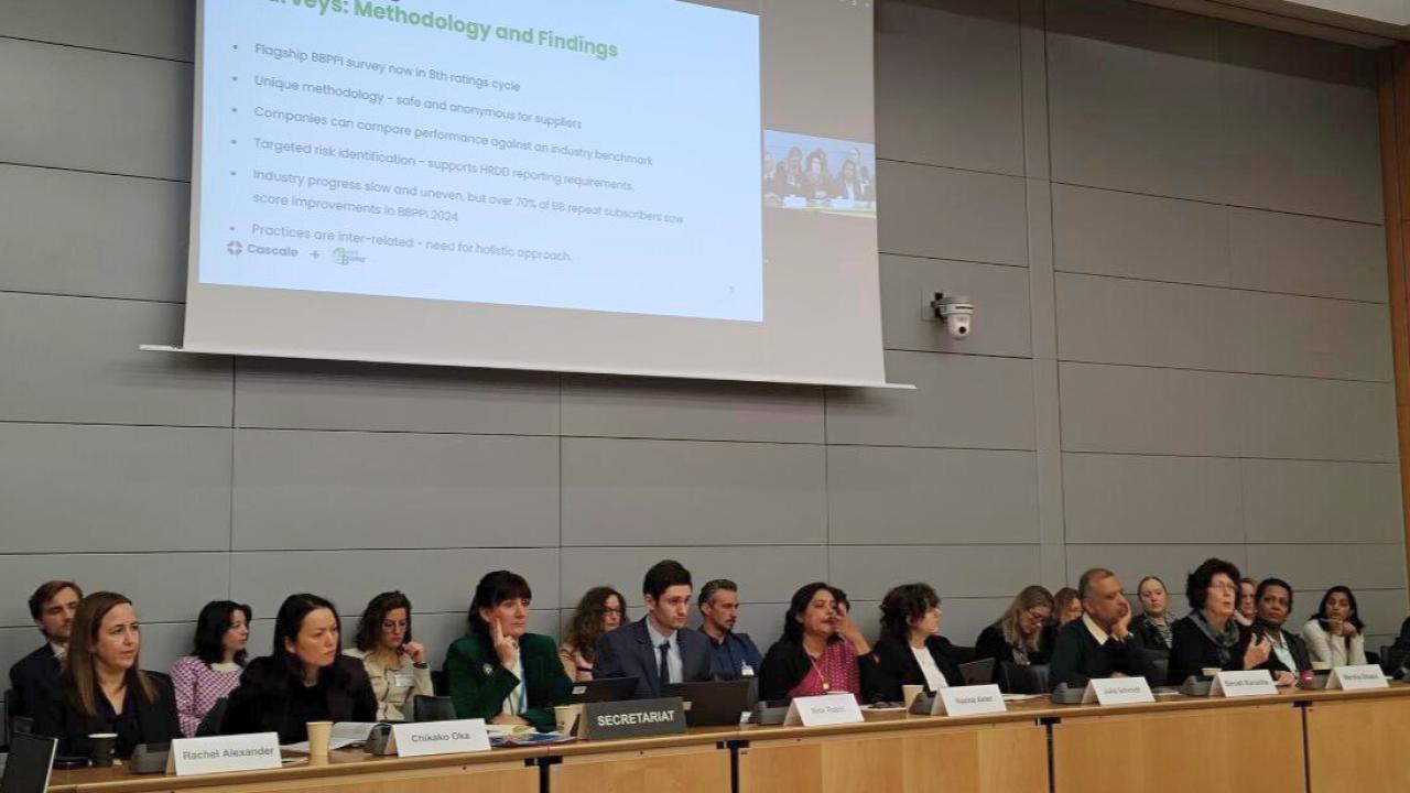 Cascale at the OECD Forum on Due Diligence in the Garment & Footwear Sector