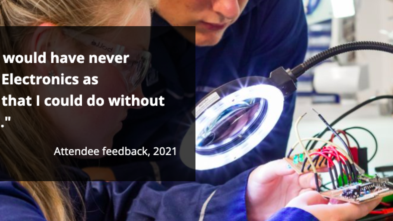 Over the three days, attendees of the virtual course sponsored by onsemi had the opportunity to learn from female engineers and interns working at Electronics companies, as well as female lecturers and students at UKESF partner universities