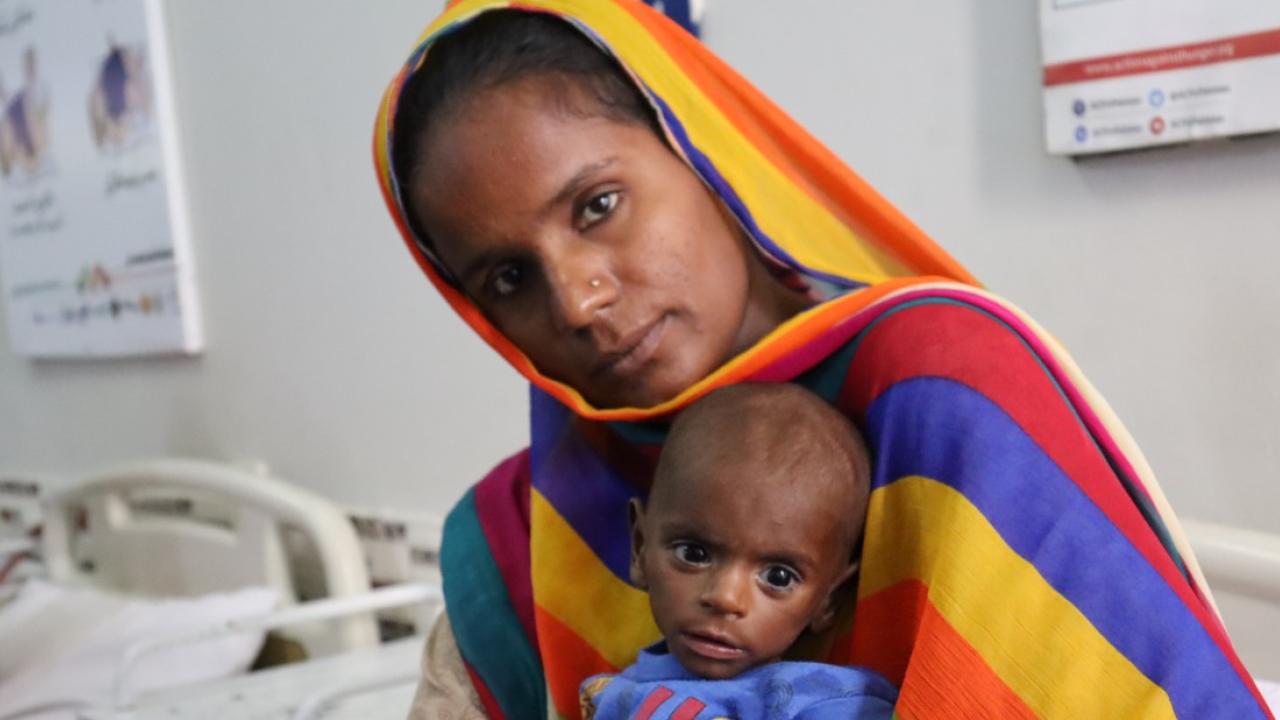 Many mothers, like Sobia in Pakistan, bring their children to health centers to receive lifesaving care.