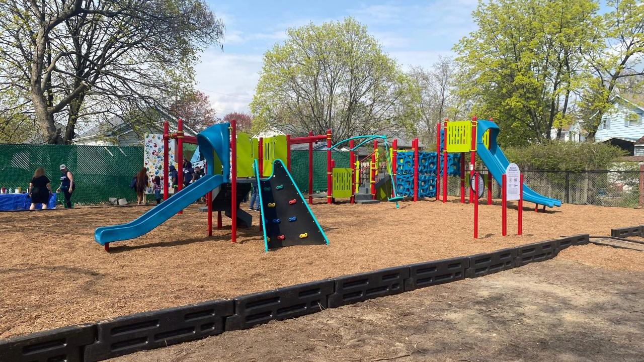 A finished playground
