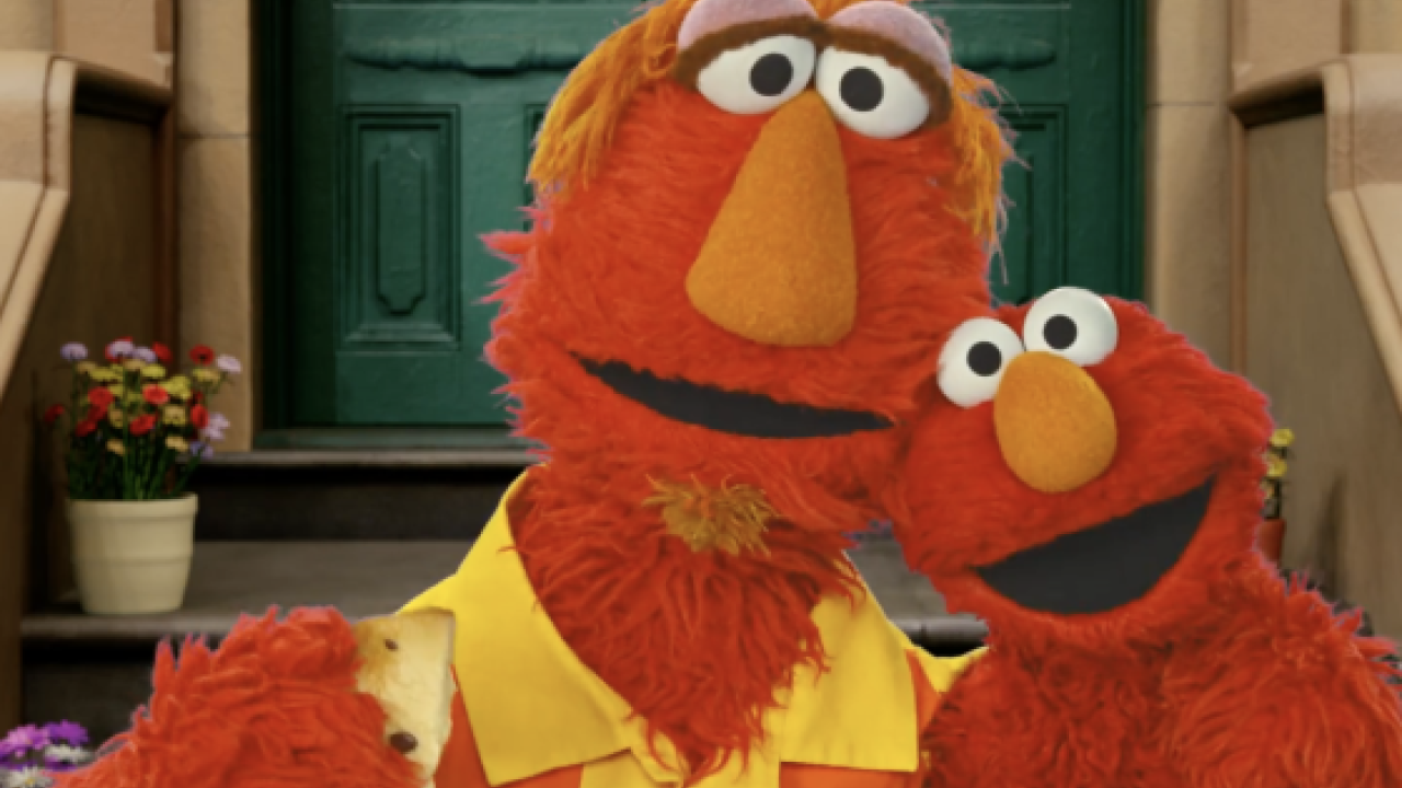 Elmo and his dad Louie