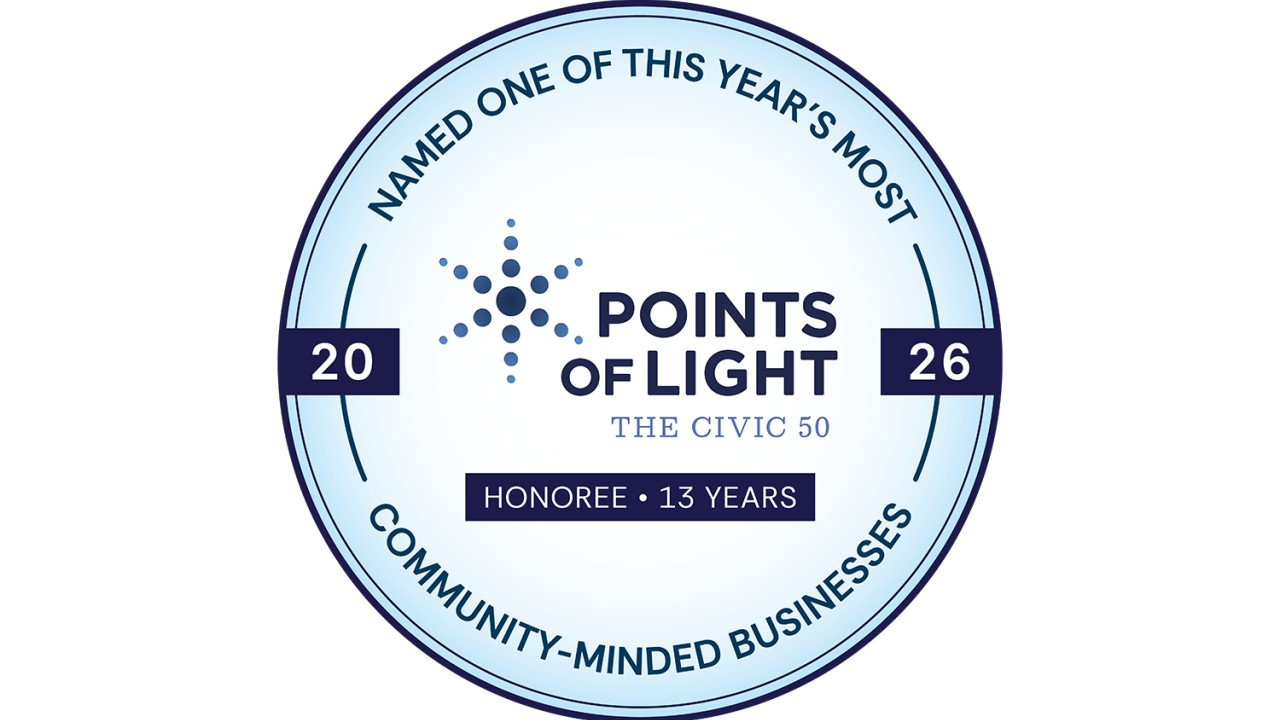 Points of Light Honoree logo