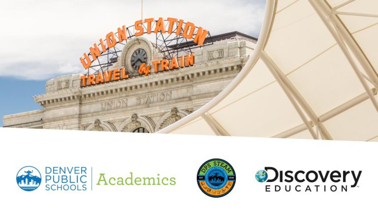 Denver Public Schools and Discovery Education logos