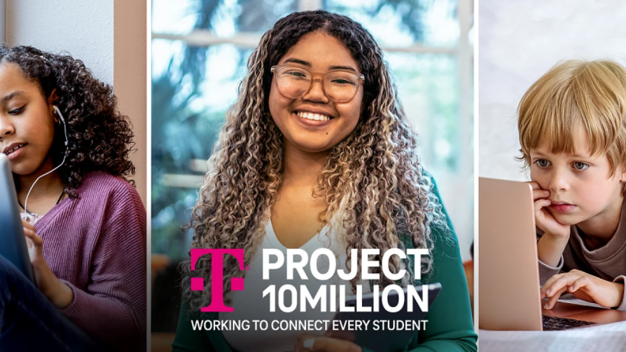 3 students on computers