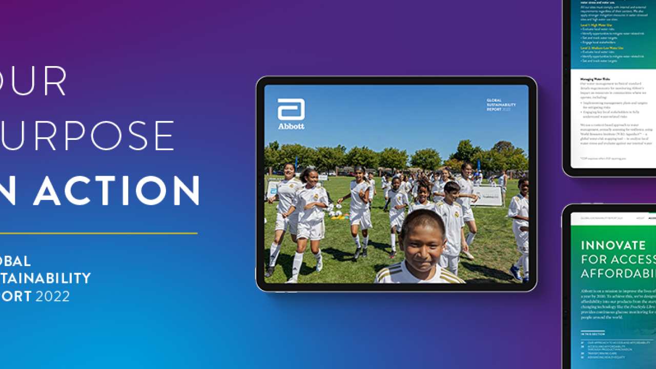 "Our Purpose IN ACTION GLOBAL SUSTAINABILITY REPORT 2022"