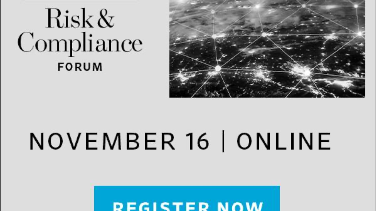 WSJ Risk & Compliance Forum