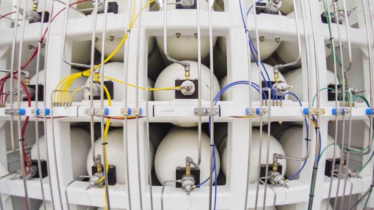 A hydrogen filling station