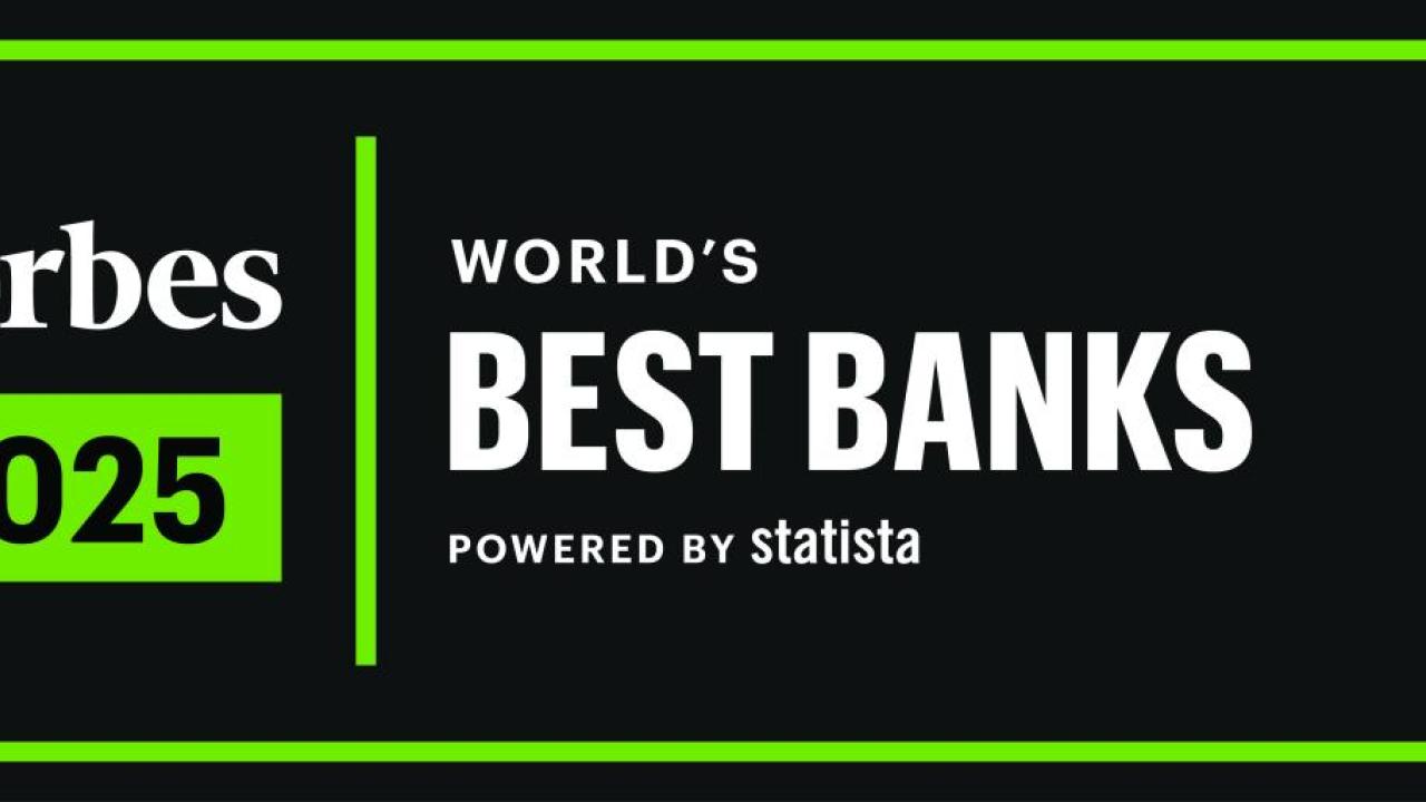 Forbes 2025 World's Best Banks logo