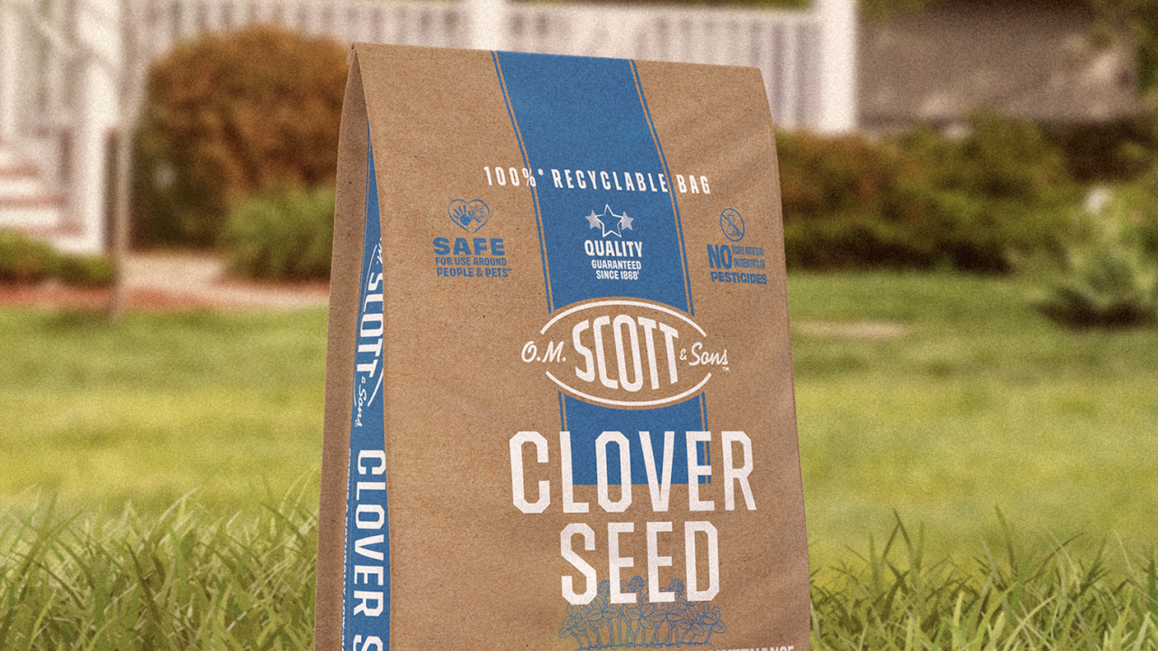 O.M. Scott & Sons recyclable paper bag