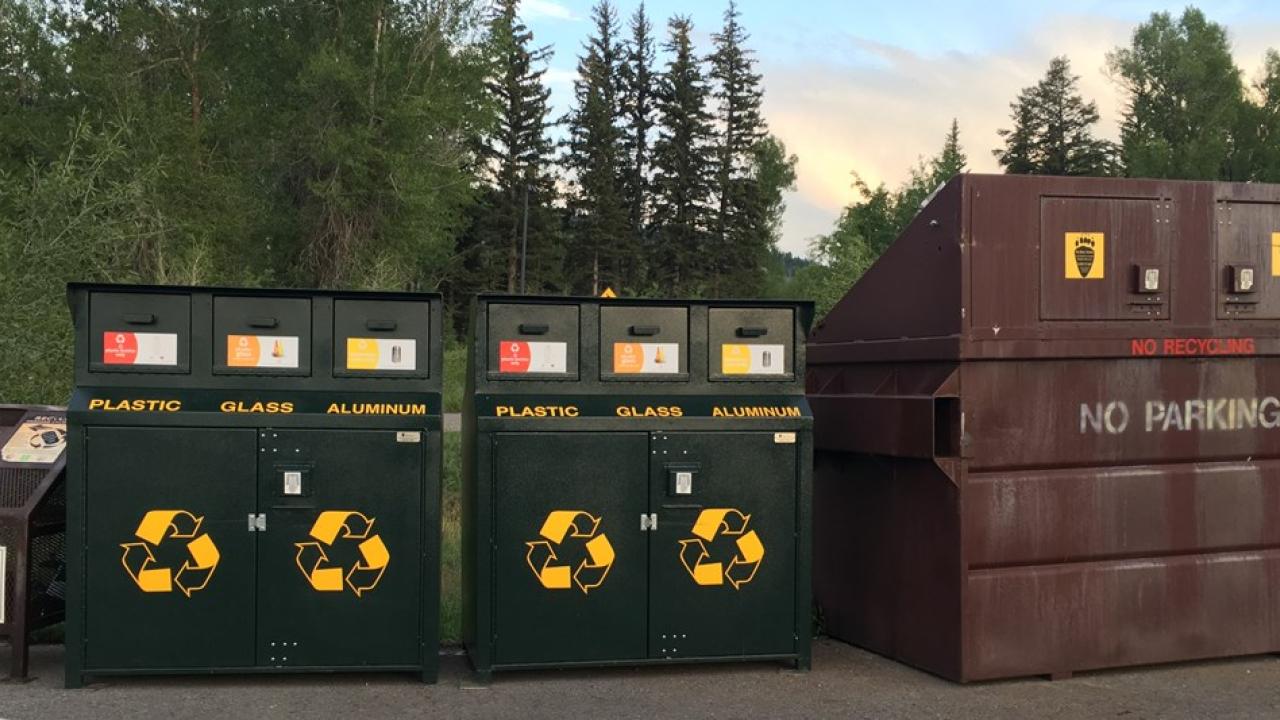 Recycling bins 