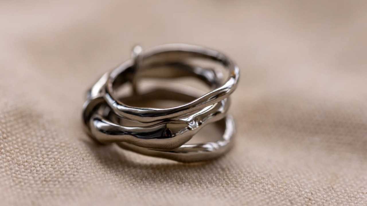 Three rings stacked