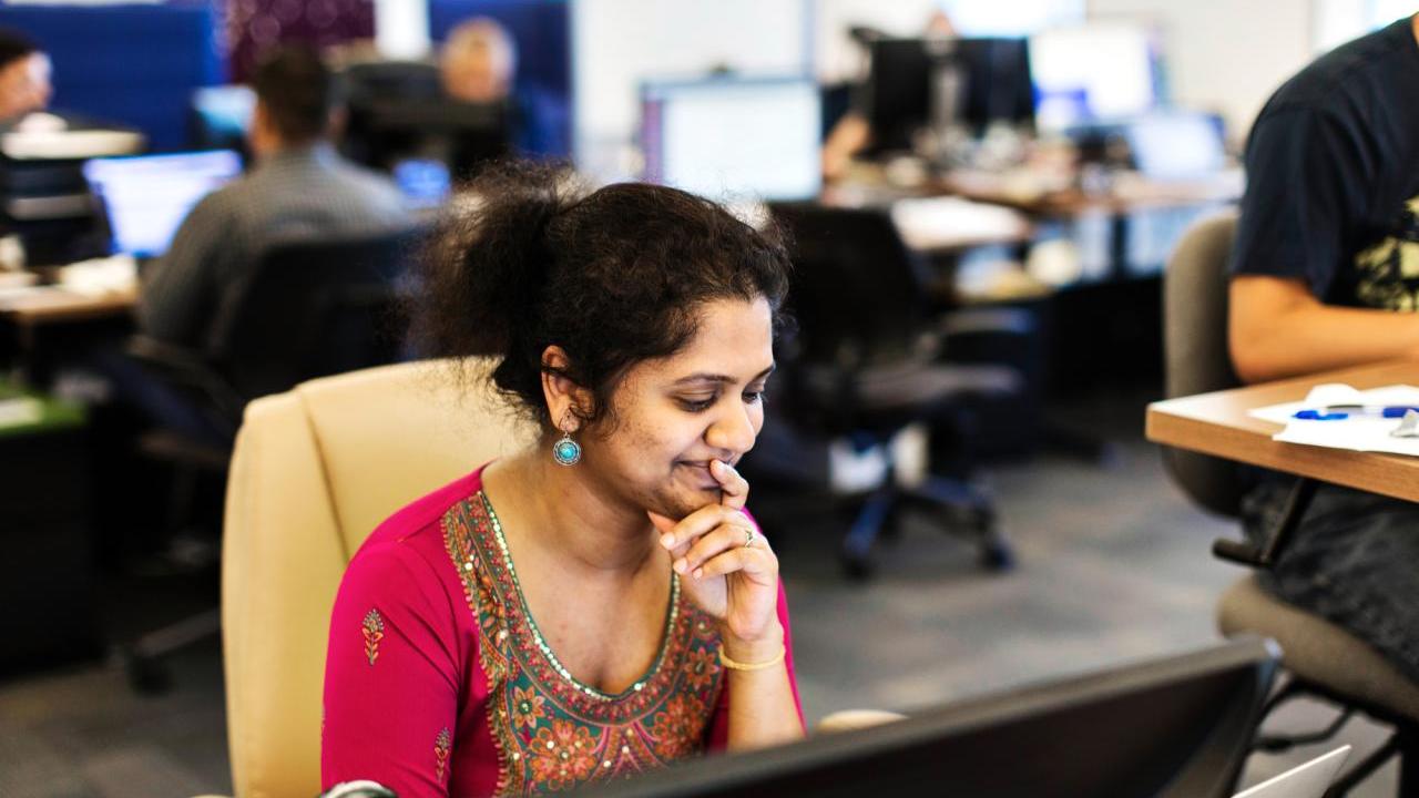 employee thinking