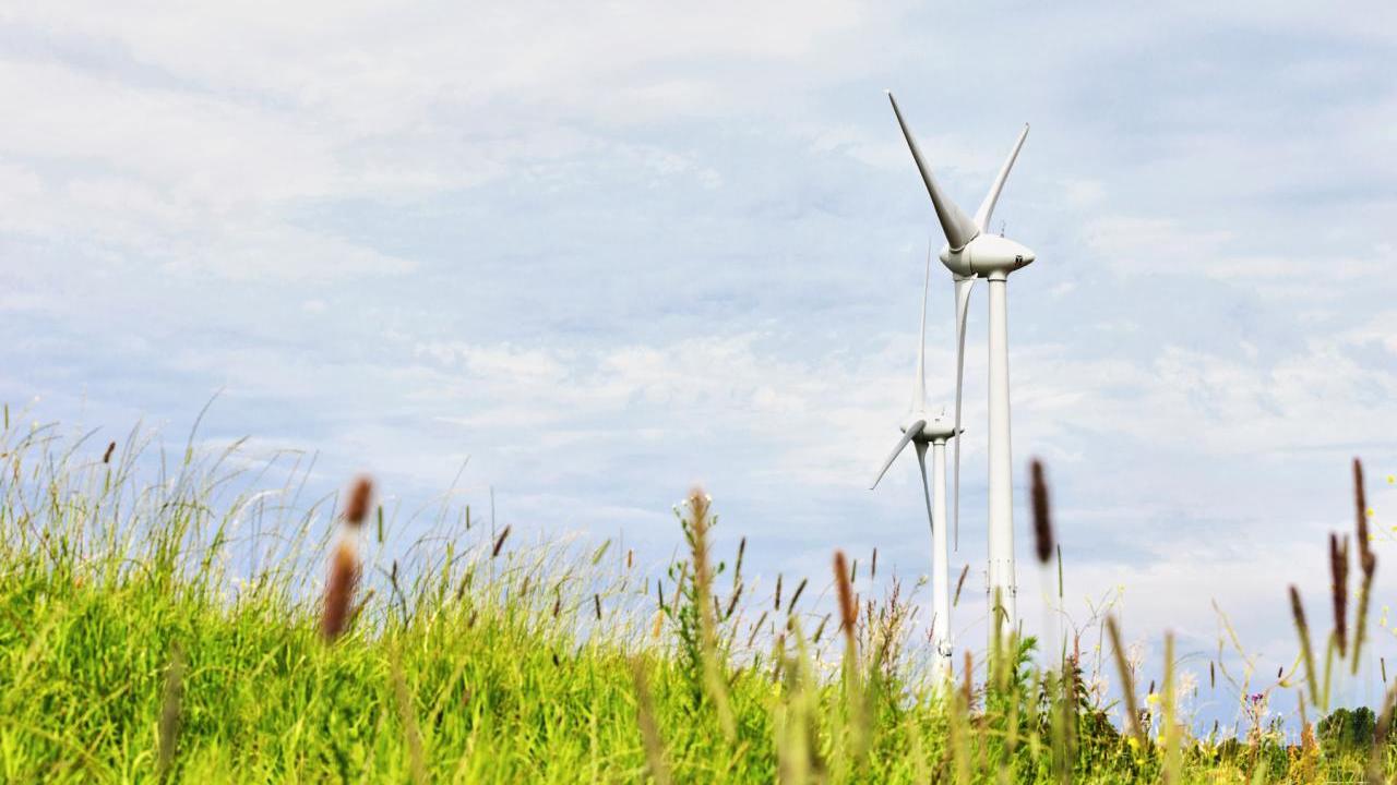 wind turbines