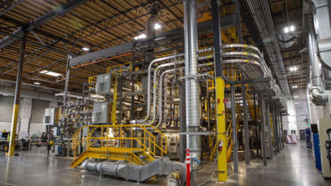 Interior of an industrial plant