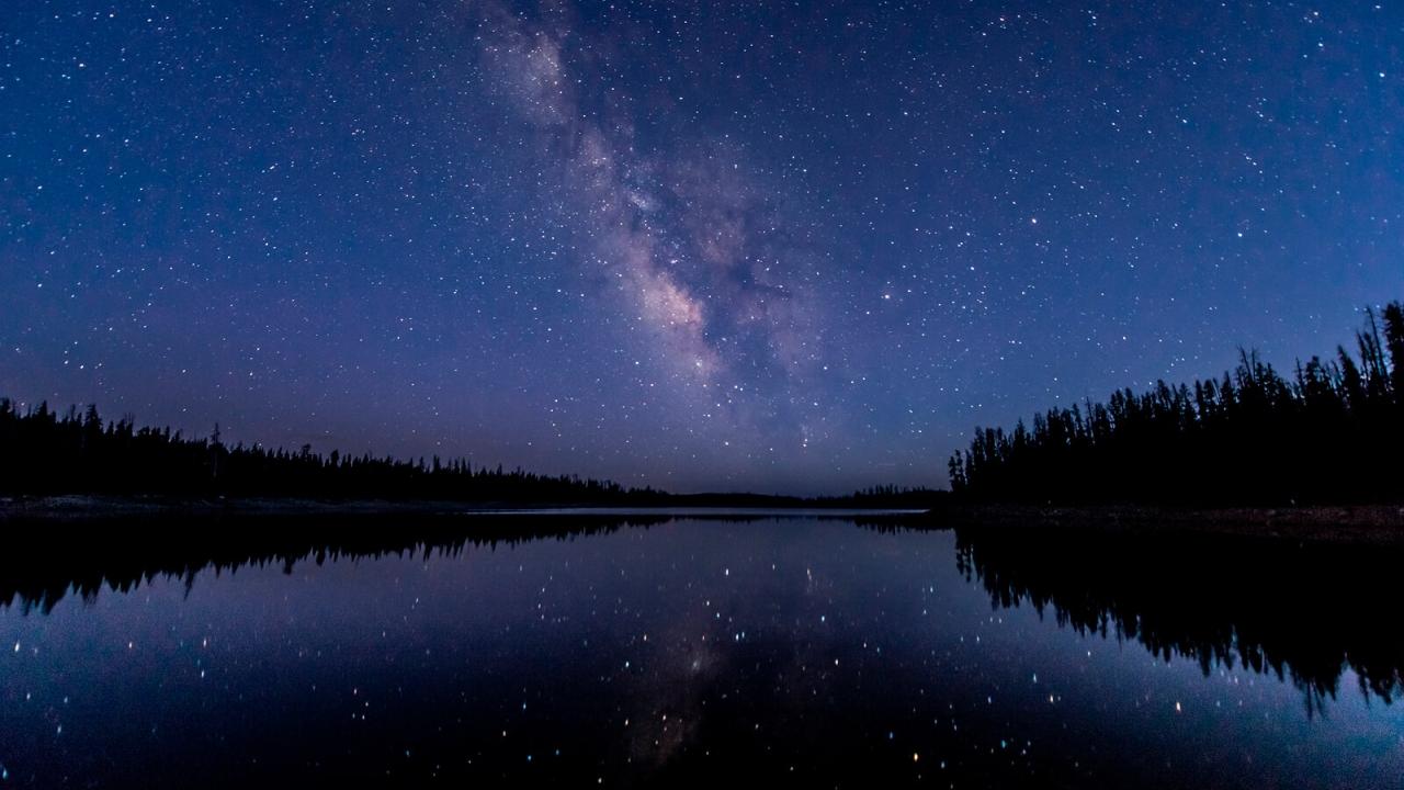 Photo of starry night sky