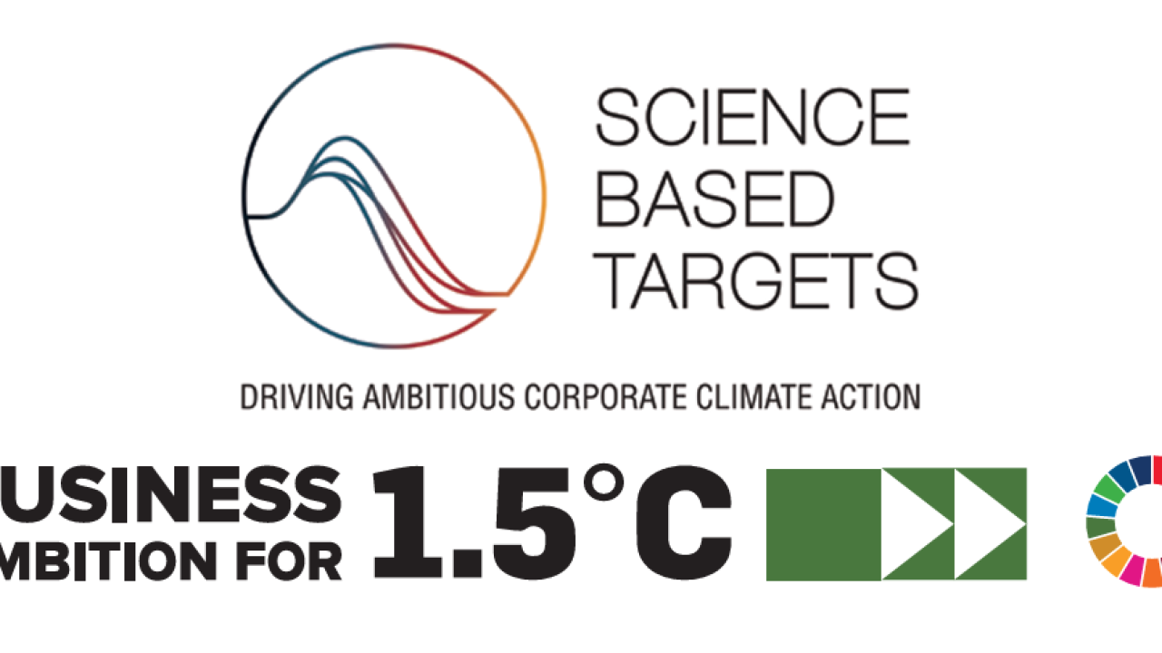 "Science based targets" Business ambition for 1.5C