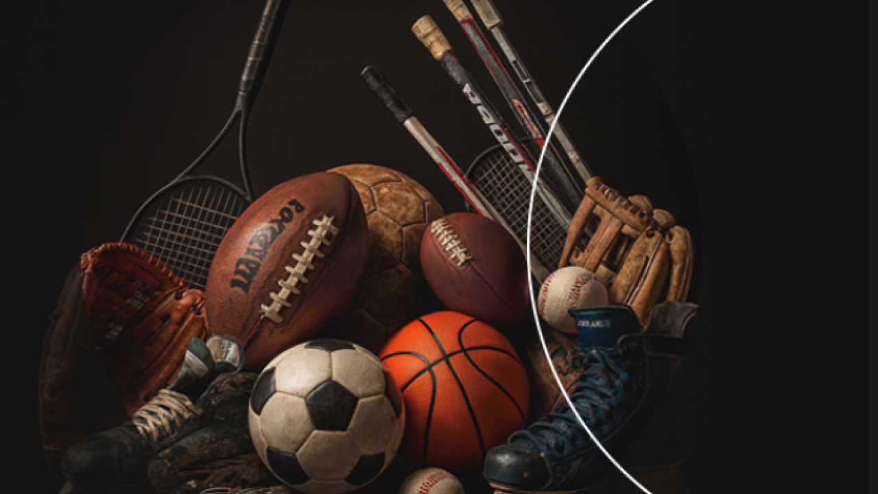 Various sports gear