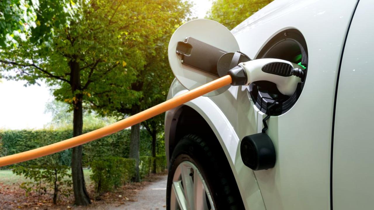 EV charges