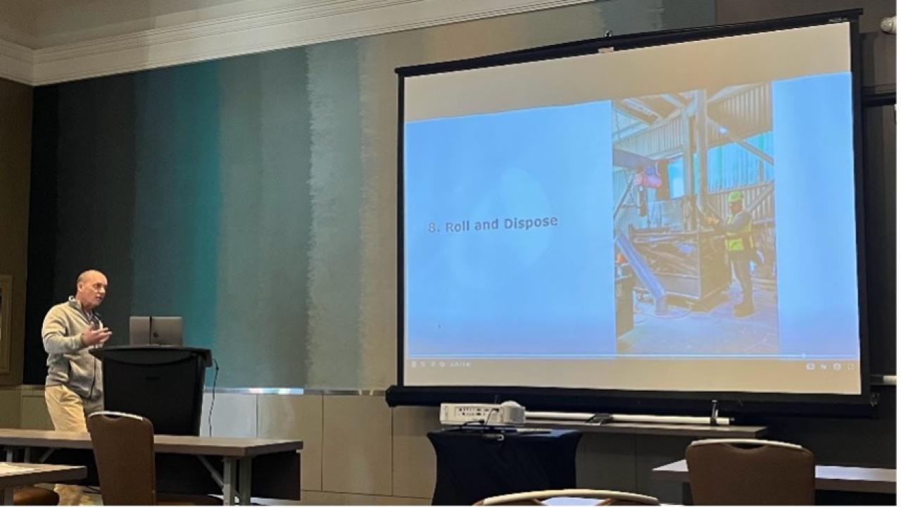 person giving presentation at the Essential Minerals Association 2025 Annual Conference 