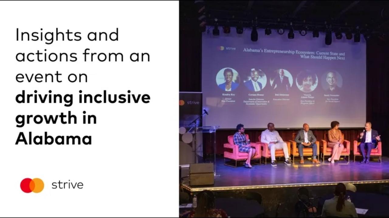 "Insights and actions from an event on driving inclusive growth in Alabama"