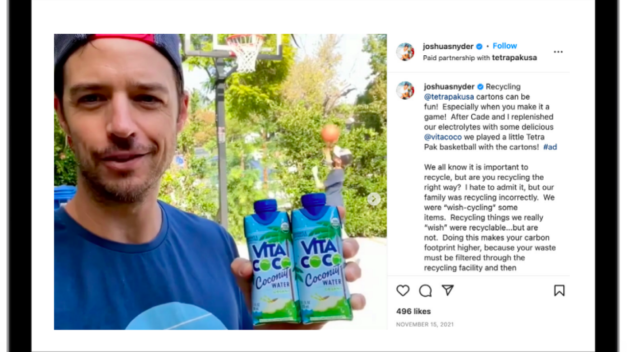 social media page
