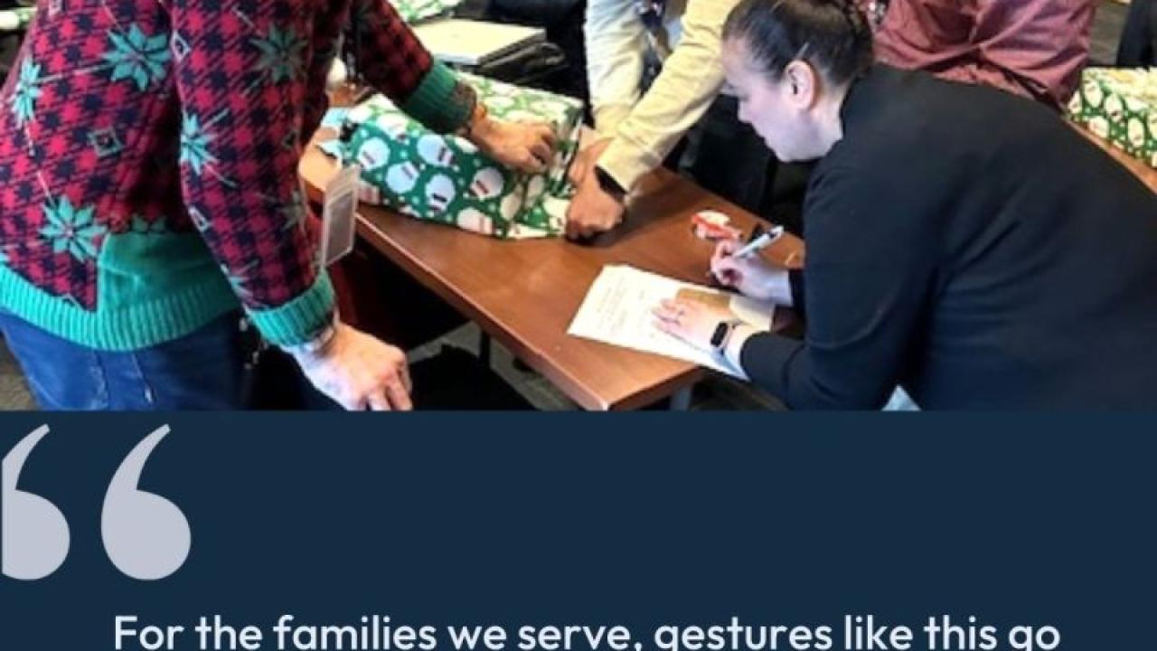 For the families we serve, gestures like this go far beyond gifts - they remind our teens that their community believes in them and bring a bit of holiday magic into their lives. Maria Herrera, Program Manager, Teen Guidance Counselor for Oasis