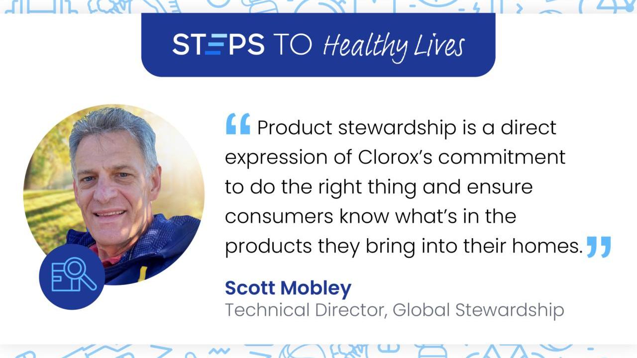 Scott Mobley and Quote. "Steps to Healthy Lives".