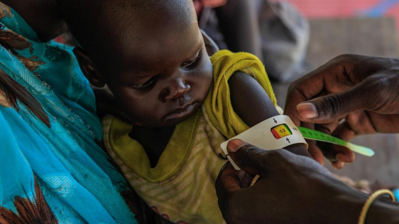Action Against Hunger is helping children in Sudan and refugees in South Sudan through malnutrition prevention and treatment. / Photo by Lys Arango 