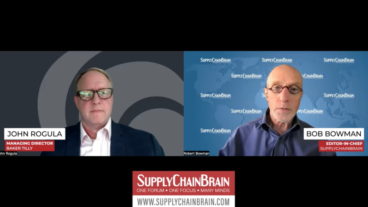 John Rogula and Bob Bowman in a virtual meeting