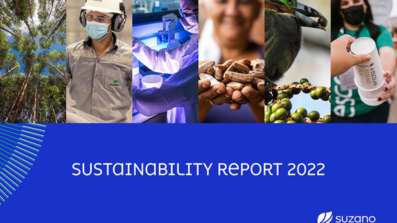 Suzano annual report cover