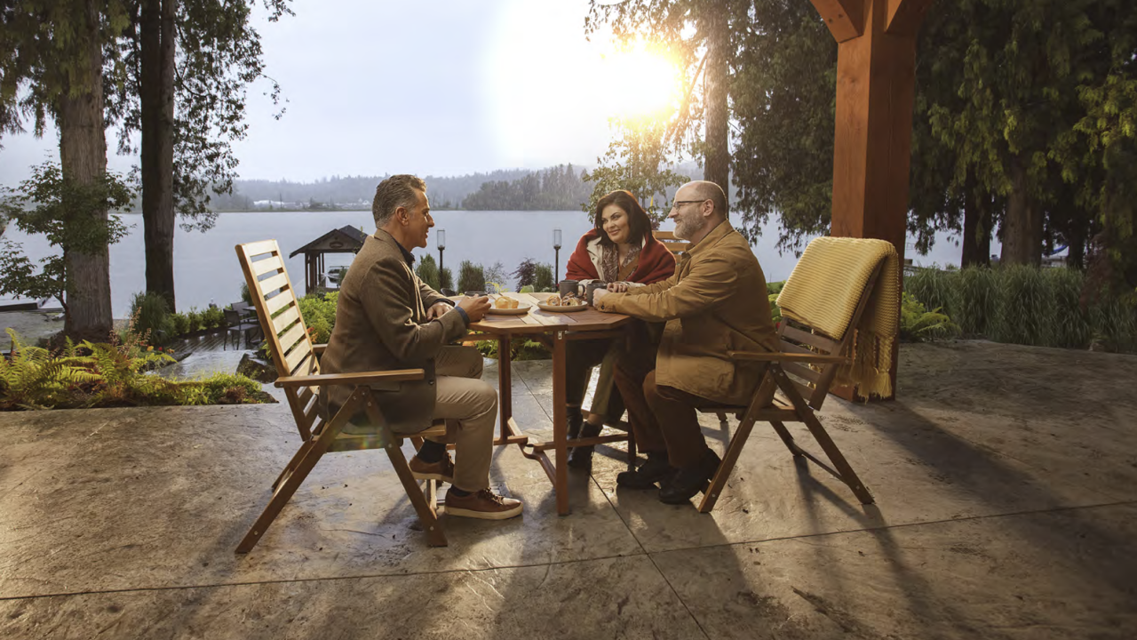 people sitting together