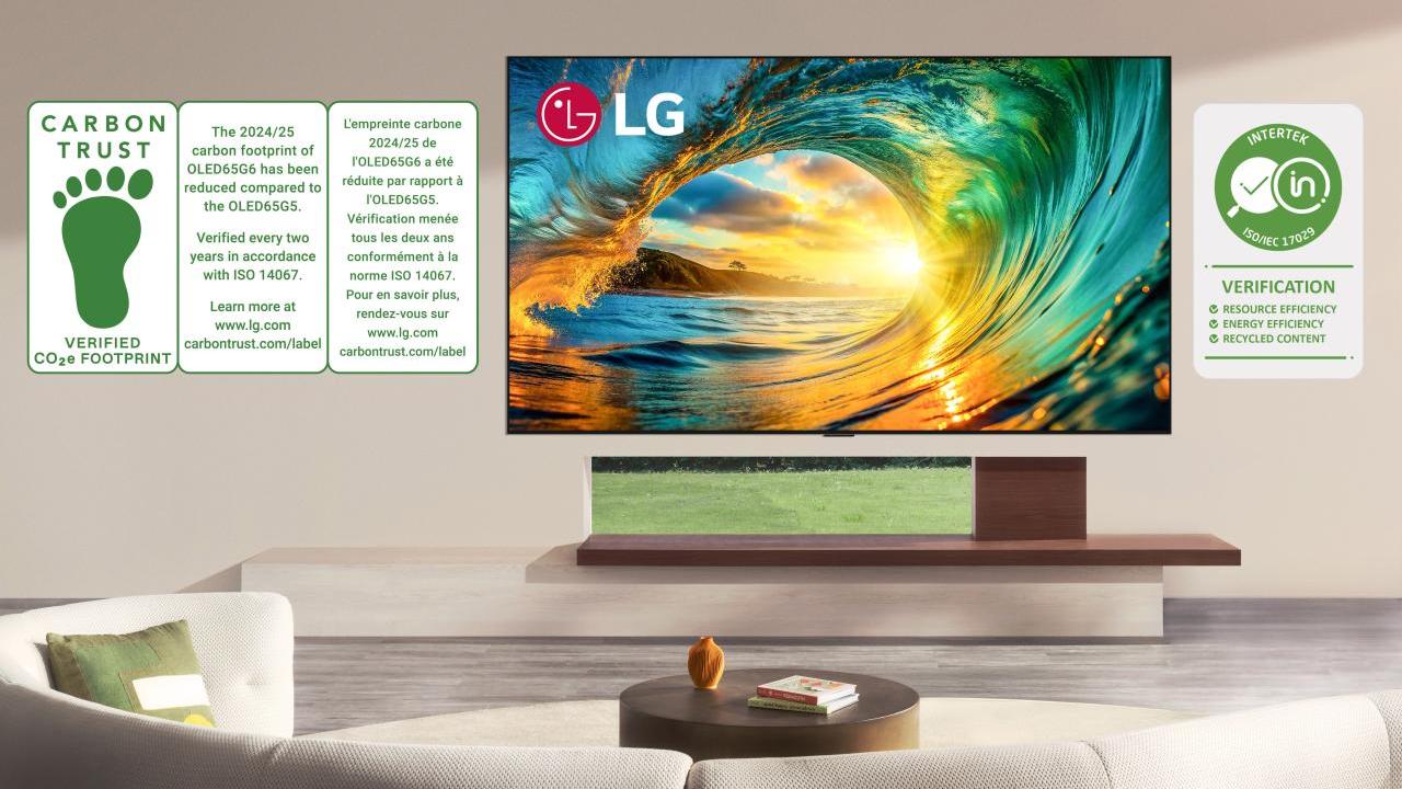 computer screen with sustainability informatiom