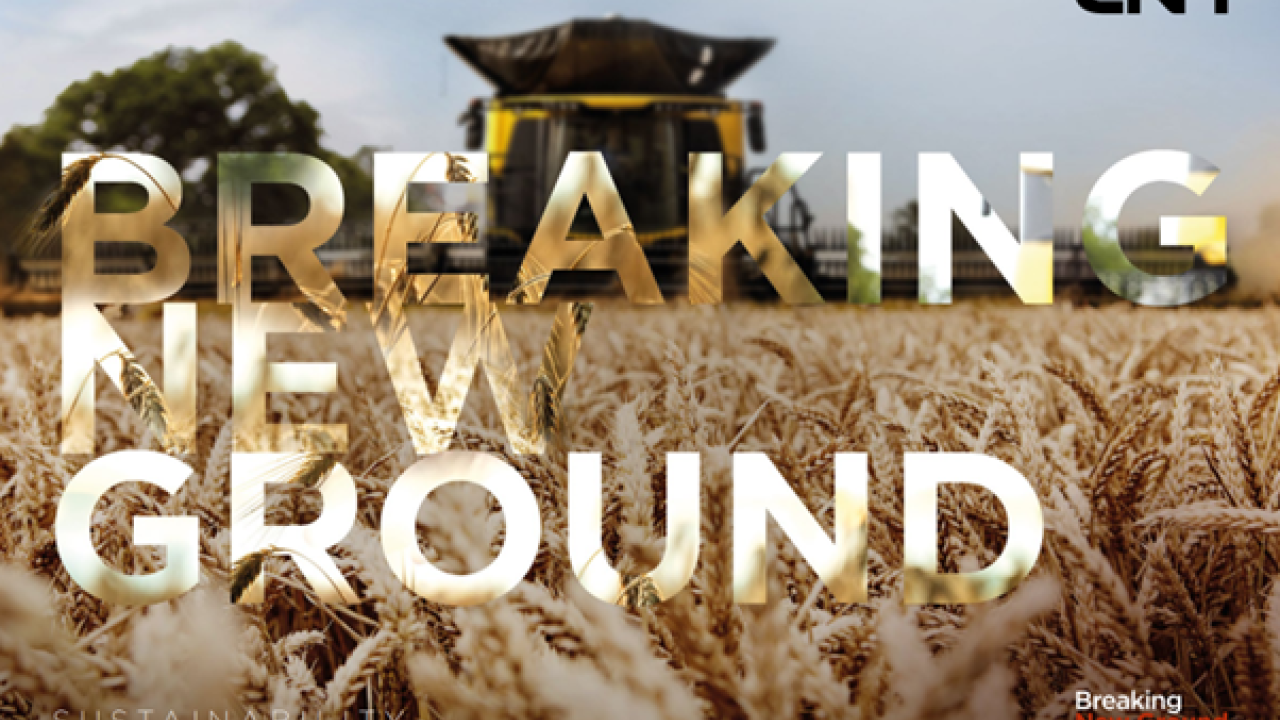 "Breaking New Ground" CNH Sustainability Report 2024 cover