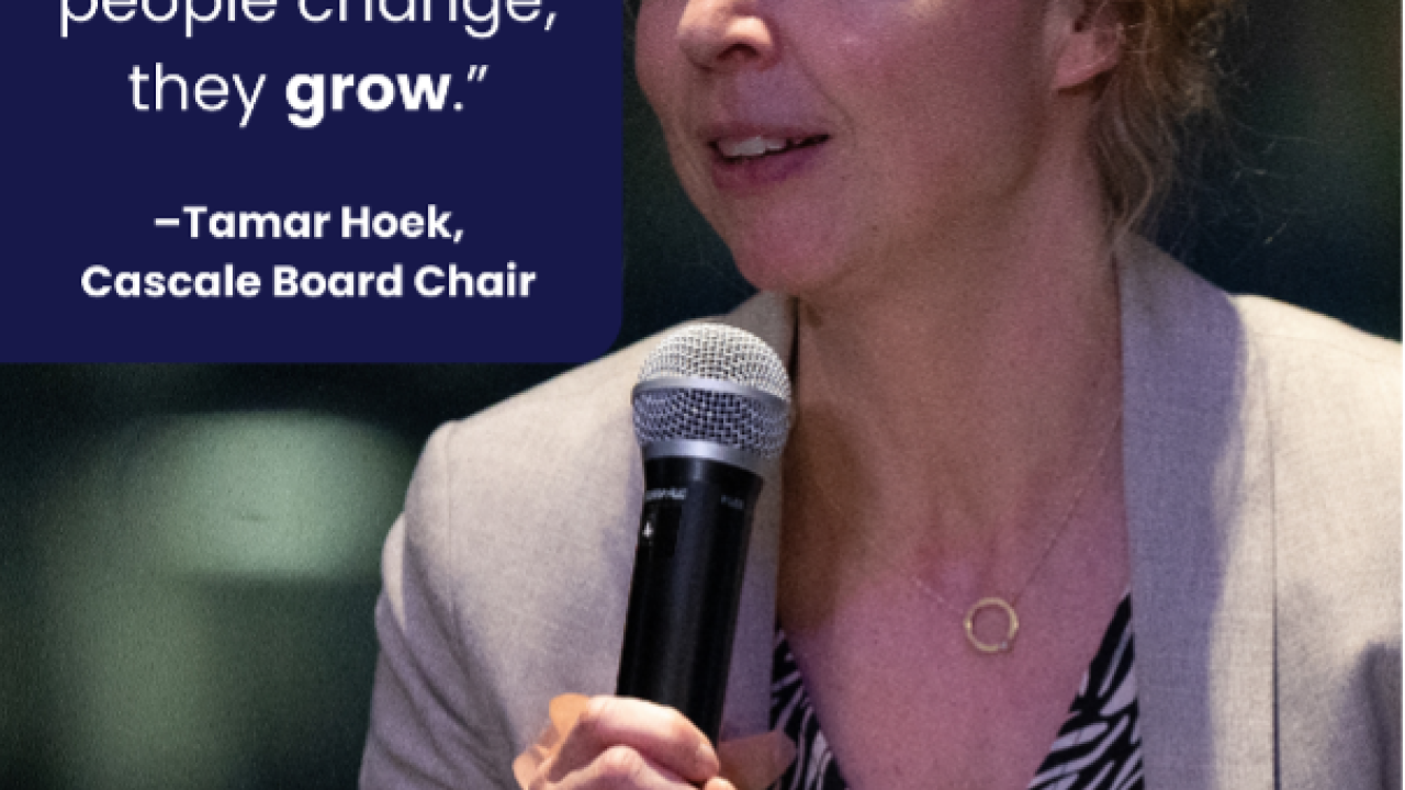 Tamar Hoek, Cascale Board Chair