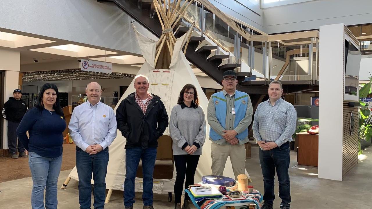 Donated teepees
