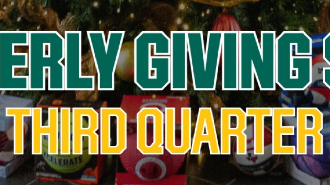 "Quarterly Giving Series Third Quarter"
